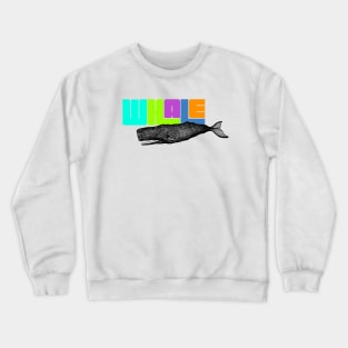 Retro Vintage Whale Crewneck Sweatshirt